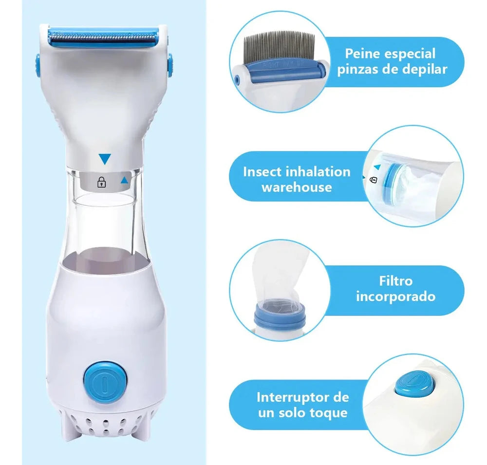 Cepillo Aspirador Para Piojos