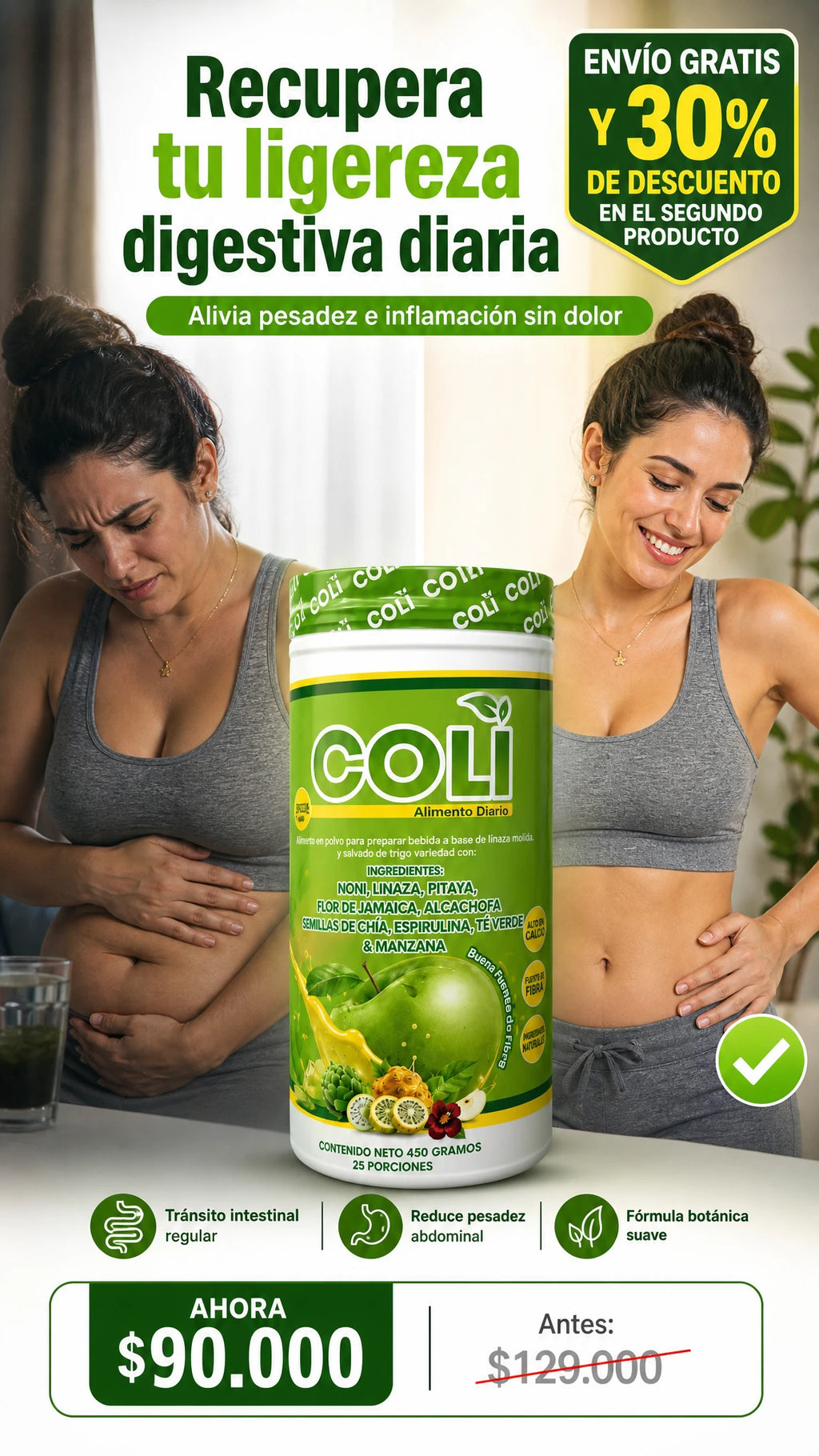 Fibra COLI – Ligereza Digestiva Diaria